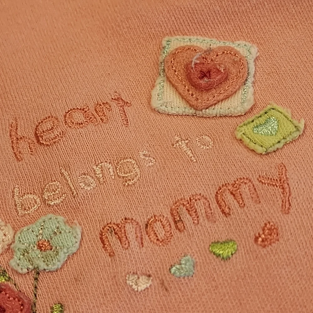 Carter's Pink onesie Size 6 mo